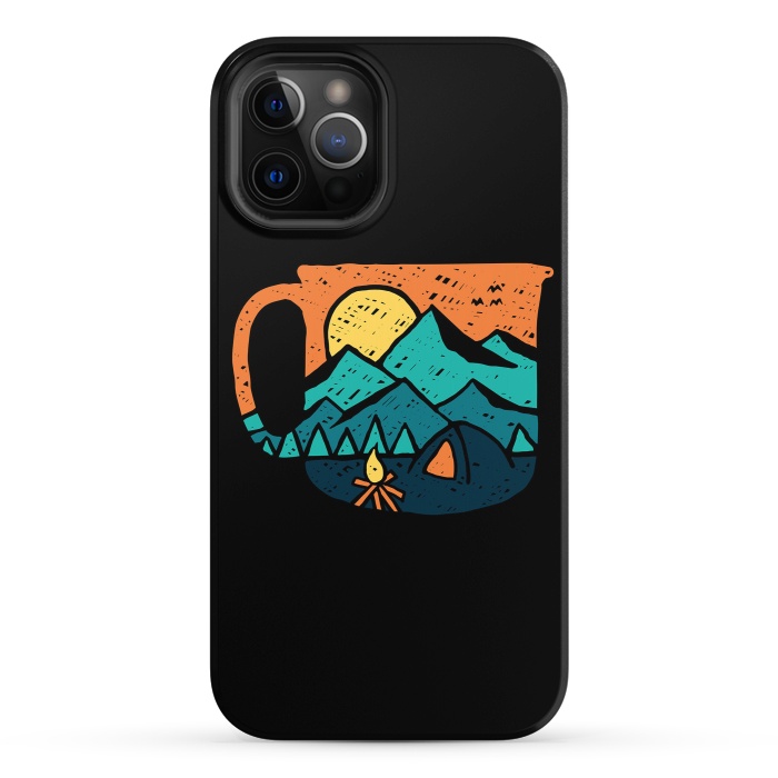 iPhone 12 Pro StrongFit Coffee and Adventure by Afif Quilimo