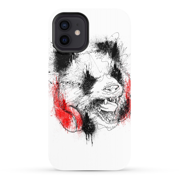iPhone 12 StrongFit Panda Roar Scratch  by Afif Quilimo