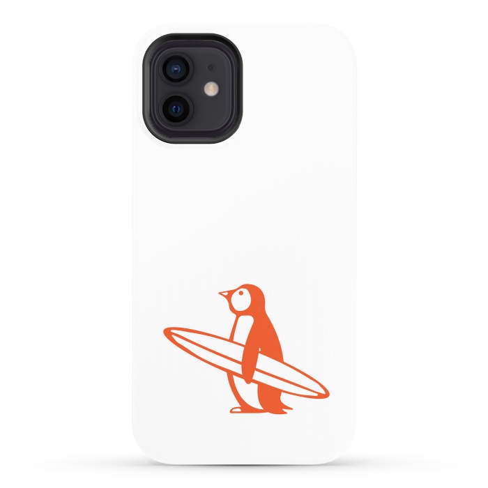 iPhone 12 StrongFit SURF PENGUIN by Arif Rahman
