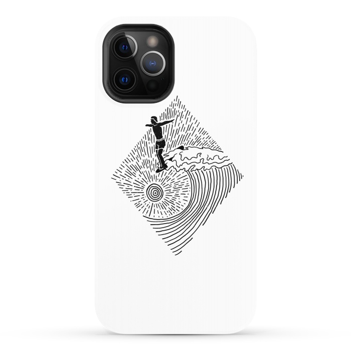 iPhone 12 Pro StrongFit Surf Nose for white by Afif Quilimo