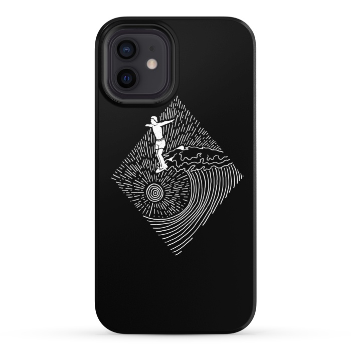 iPhone 12 StrongFit Surf Nose for dark by Afif Quilimo