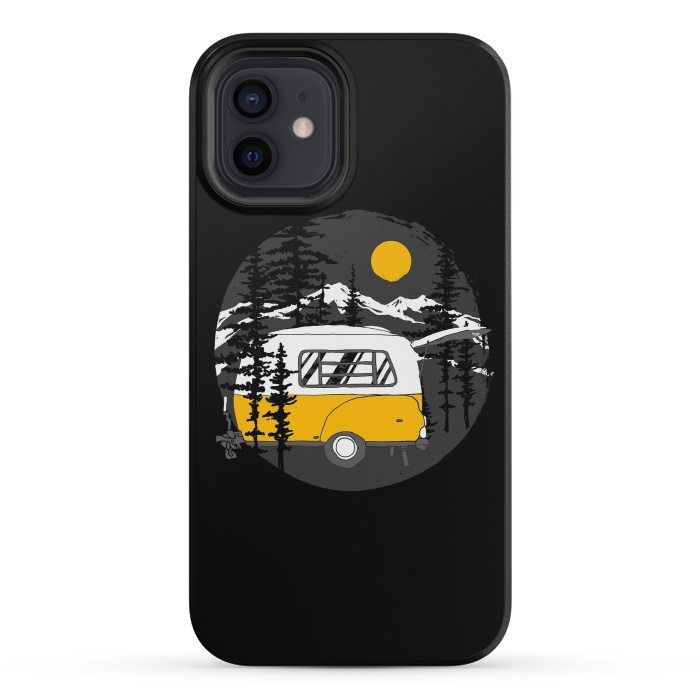 iPhone 12 mini StrongFit Camper Van by Afif Quilimo