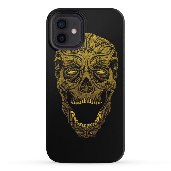 iPhone 12 mini StrongFit Dark Carver by Afif Quilimo