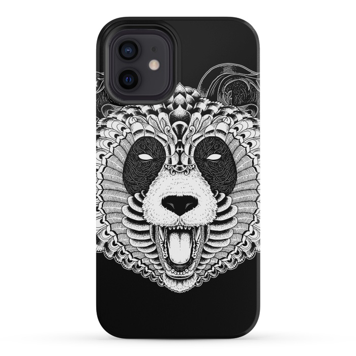 iPhone 12 mini StrongFit Panda by Afif Quilimo