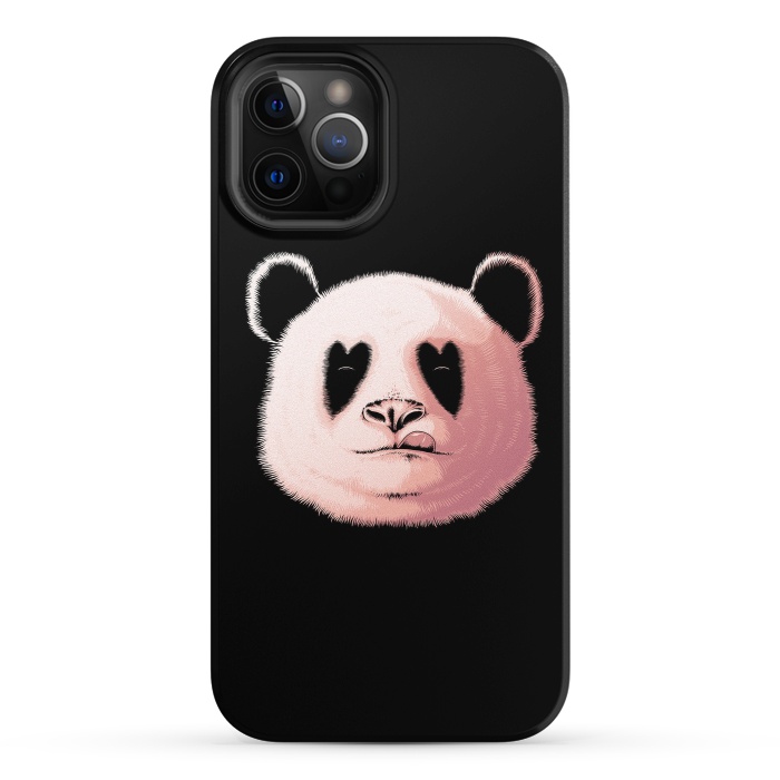 iPhone 12 Pro StrongFit Panda in Love by Afif Quilimo