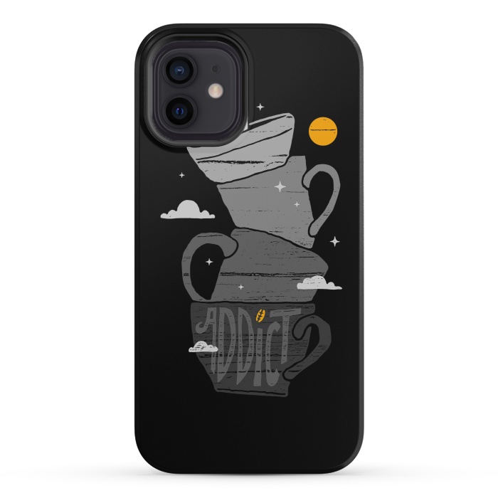 iPhone 12 mini StrongFit Coffee Addict by Afif Quilimo