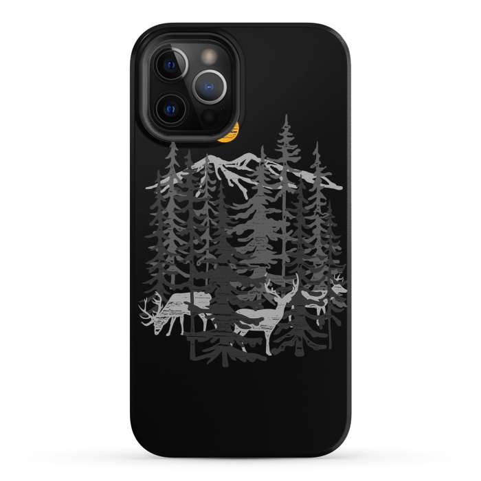 iPhone 12 Pro StrongFit Deers by Afif Quilimo