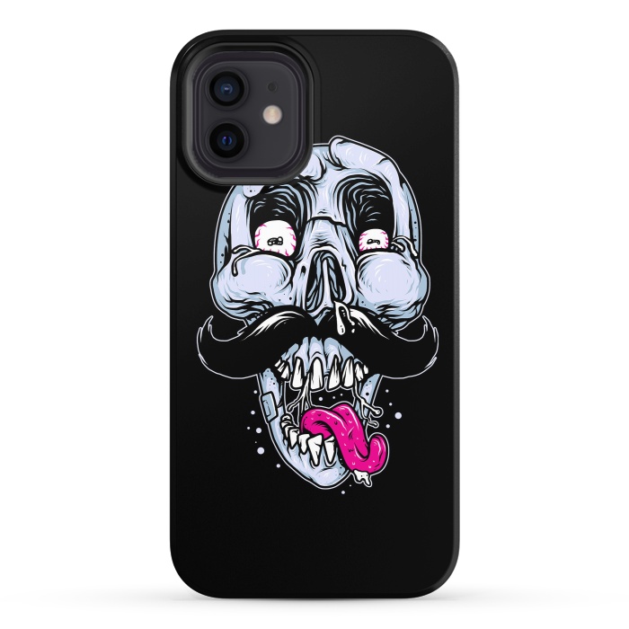 iPhone 12 StrongFit King of Mustache por Afif Quilimo