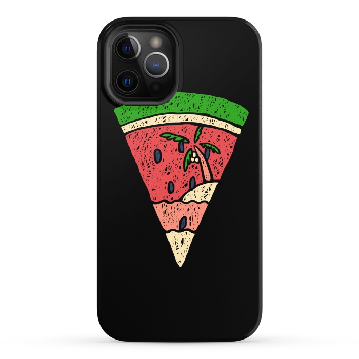 iPhone 12 Pro StrongFit Watermelon and Beach by Afif Quilimo