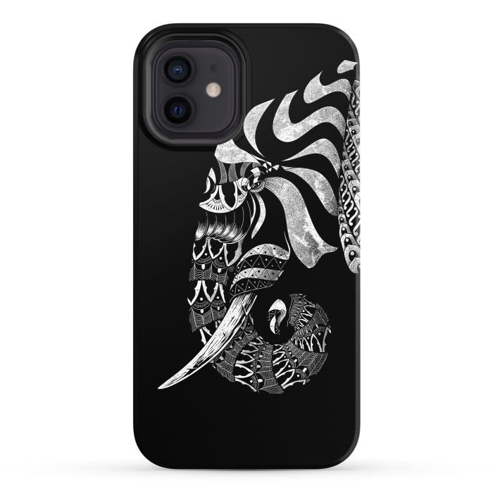 iPhone 12 StrongFit Elephant Ornate by Afif Quilimo