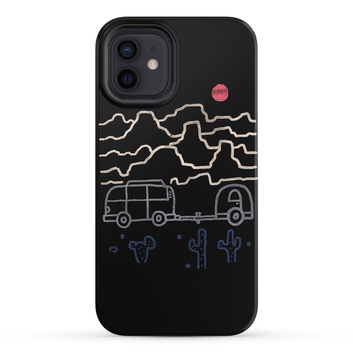 iPhone 12 mini StrongFit Van Desert by Afif Quilimo