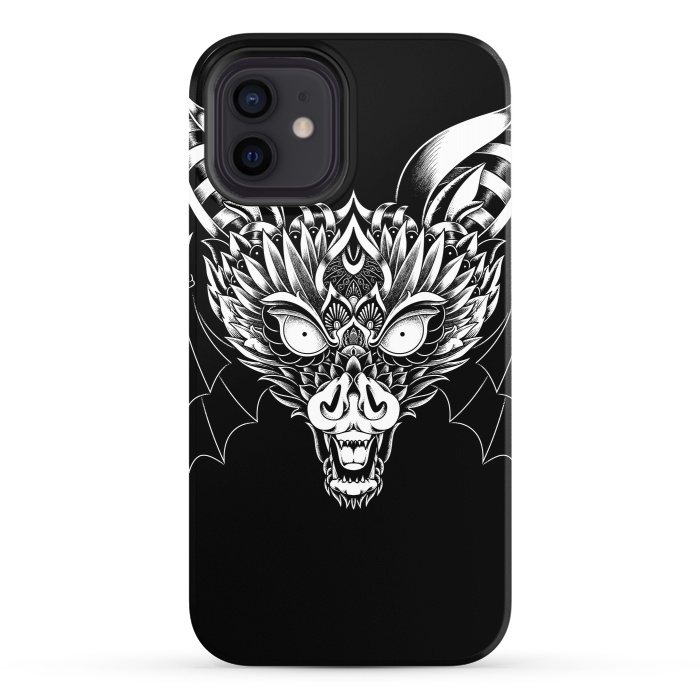 iPhone 12 StrongFit Bat Ornate by Afif Quilimo