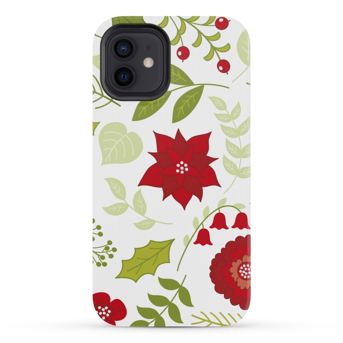 iPhone 12 mini StrongFit Christmas and New Year forest by ArtsCase