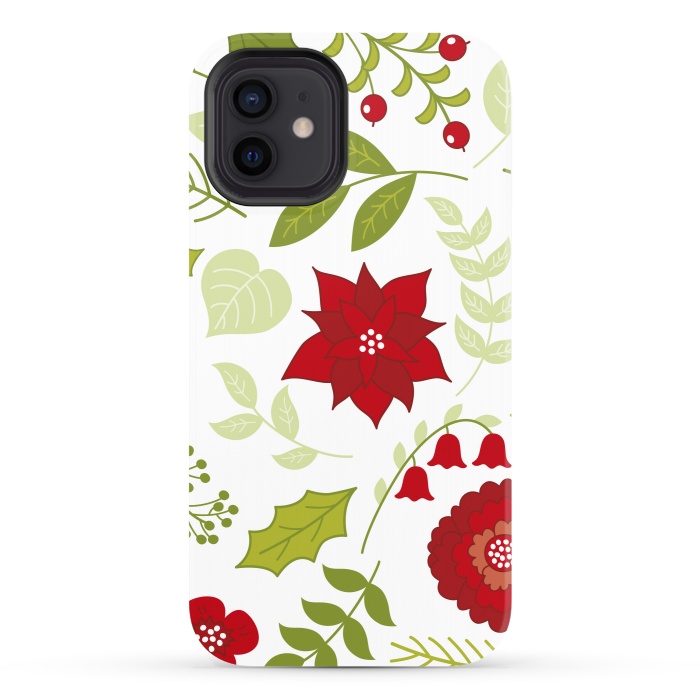 iPhone 12 StrongFit Christmas and New Year forest by ArtsCase