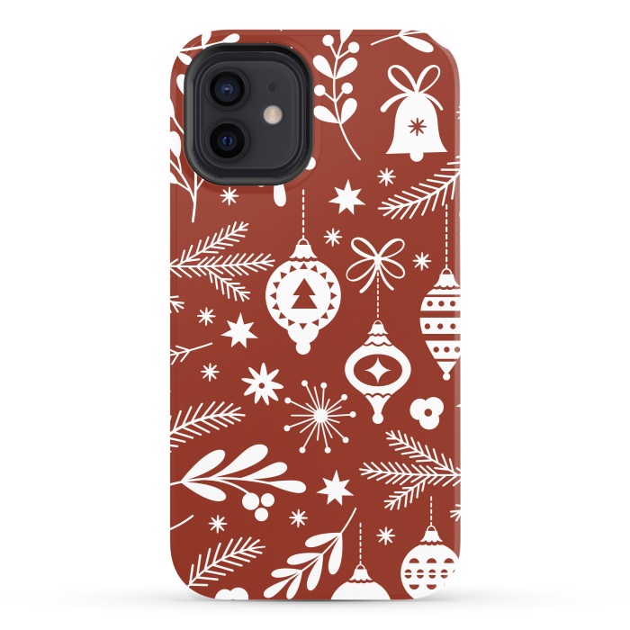 iPhone 12 StrongFit Christmas Pattern II by ArtsCase