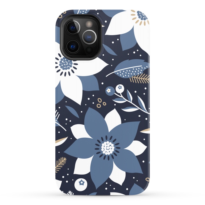 iPhone 12 Pro StrongFit Festive Floral Design by ArtsCase