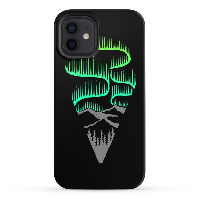 iPhone 12 StrongFit Aurora Borealis by Afif Quilimo