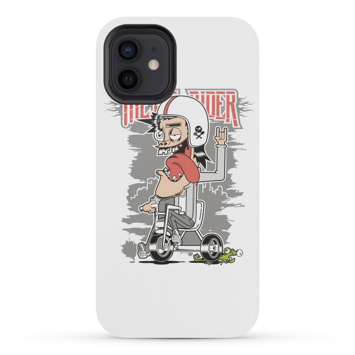 iPhone 12 mini StrongFit Metal Riders by Afif Quilimo