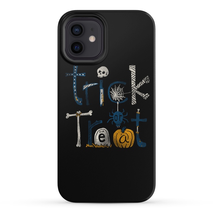 iPhone 12 mini StrongFit Trick or Treat by Afif Quilimo