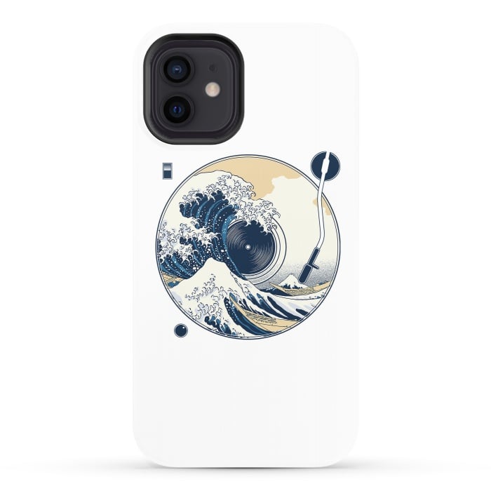 iPhone 12 StrongFit The Great Wave off Sound by Afif Quilimo