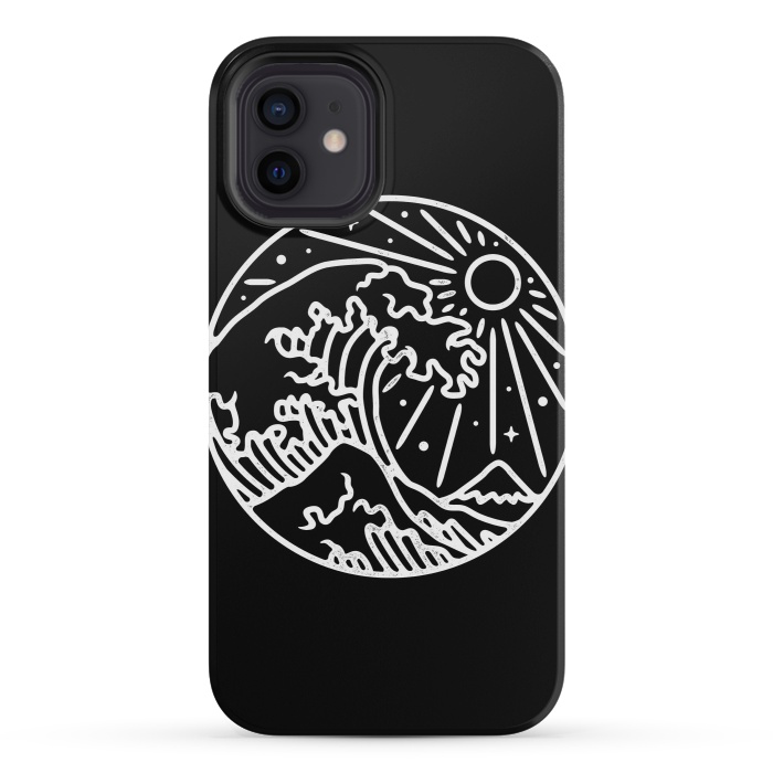 iPhone 12 mini StrongFit The Great Wave by Afif Quilimo