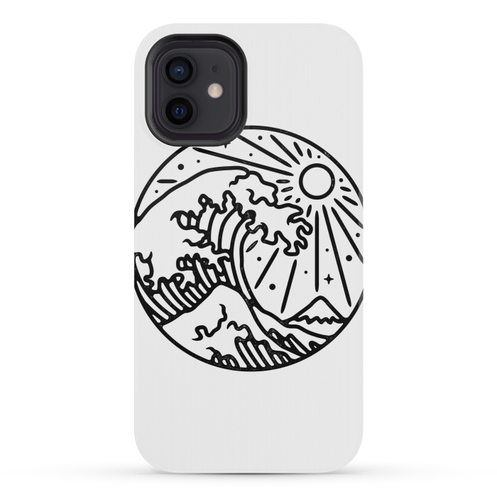 iPhone 12 mini StrongFit The Great Wave 2 by Afif Quilimo