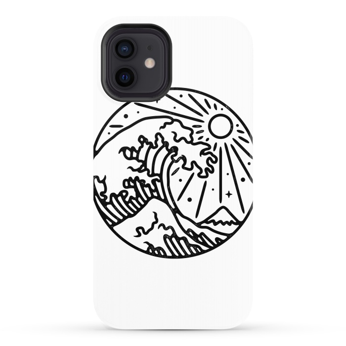 iPhone 12 StrongFit The Great Wave 2 by Afif Quilimo