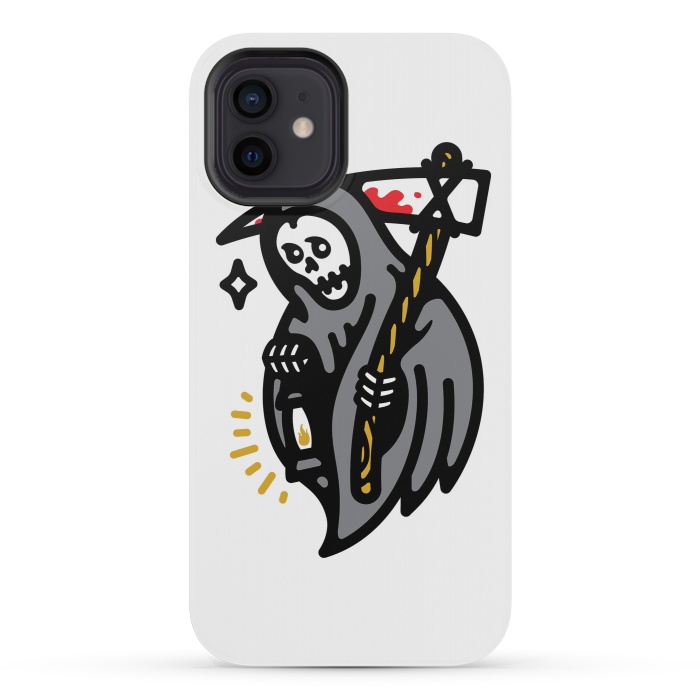 iPhone 12 mini StrongFit Grim Lantern by Afif Quilimo
