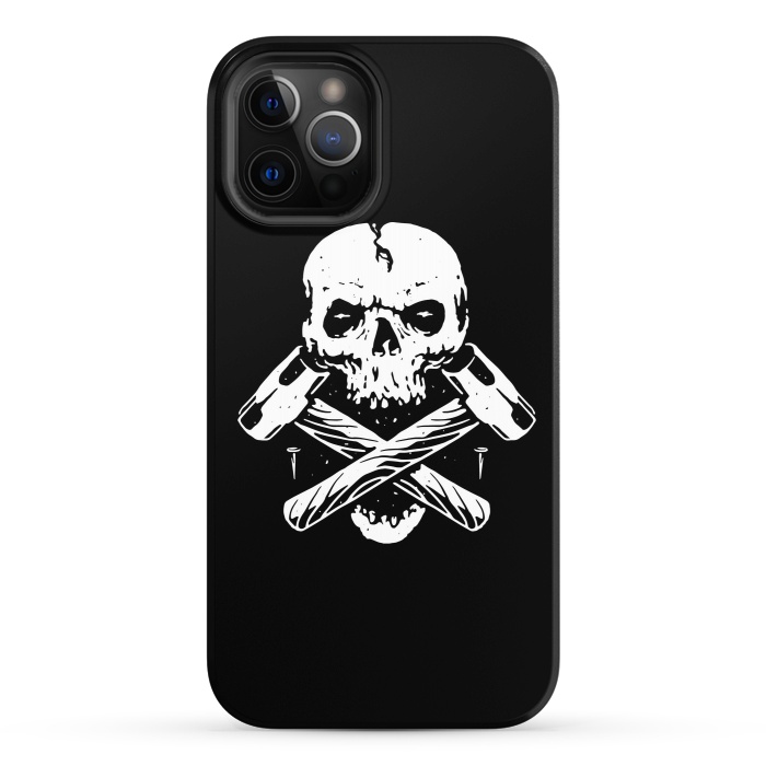 iPhone 12 Pro StrongFit Skull Hammer by Afif Quilimo