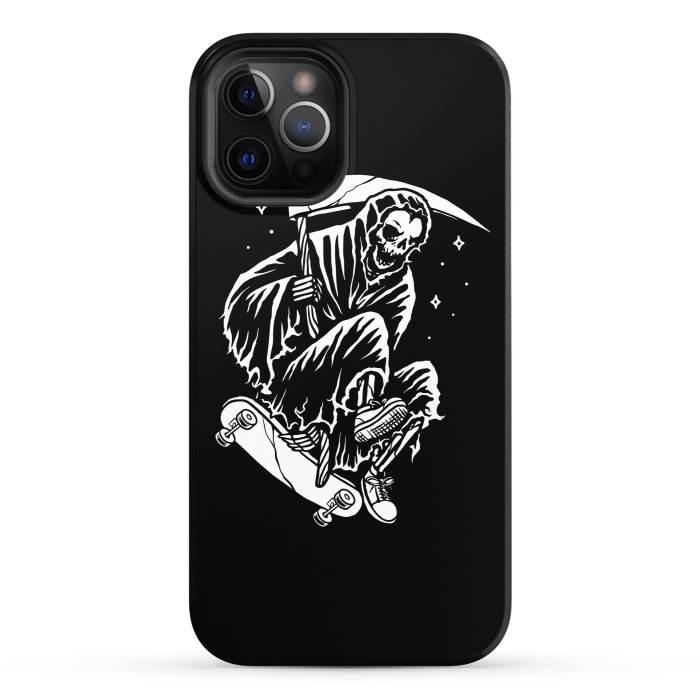 iPhone 12 Pro StrongFit Grim Skater by Afif Quilimo