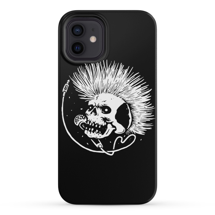 iPhone 12 mini StrongFit Skull Punk by Afif Quilimo