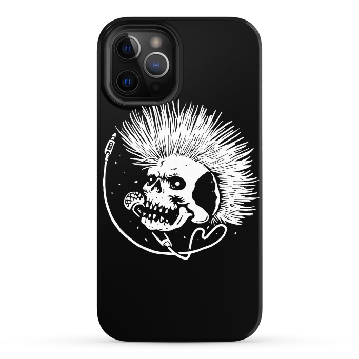 iPhone 12 Pro StrongFit Skull Punk by Afif Quilimo