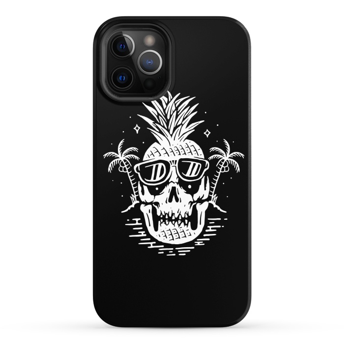 iPhone 12 Pro StrongFit Skull Pineapple 2 by Afif Quilimo