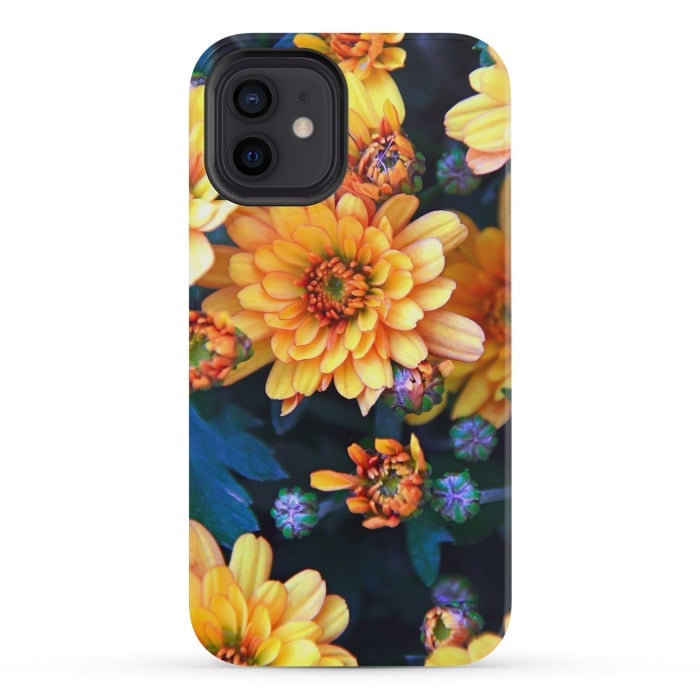 iPhone 12 mini StrongFit Chrysanthemums by Winston