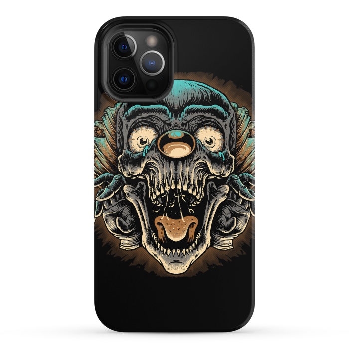 iPhone 12 Pro StrongFit Scary Clown by Afif Quilimo