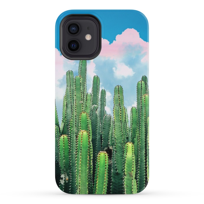 iPhone 12 mini StrongFit Cactus Summer by Uma Prabhakar Gokhale