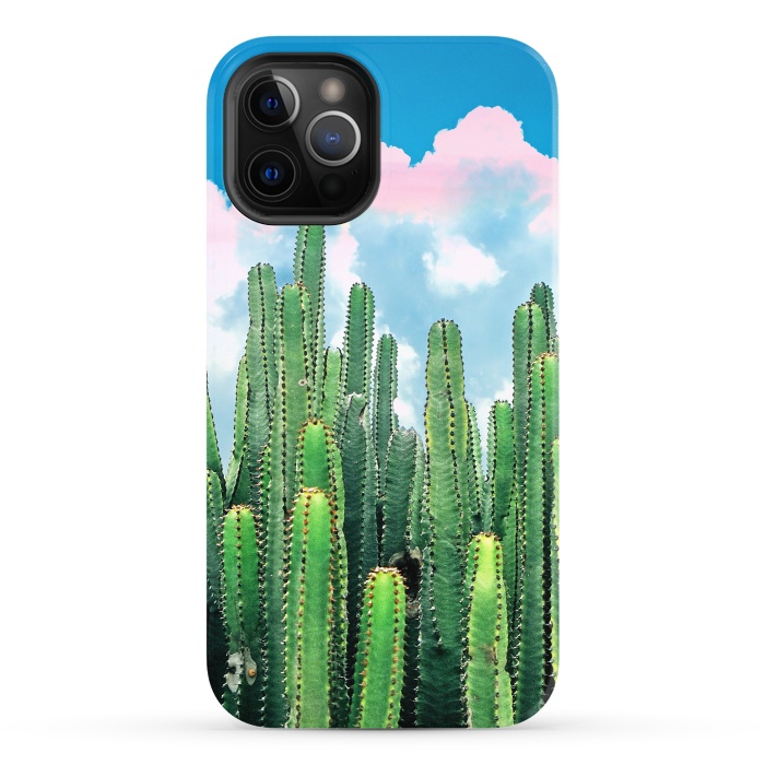 iPhone 12 Pro StrongFit Cactus Summer by Uma Prabhakar Gokhale