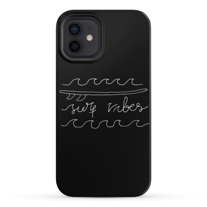 iPhone 12 mini StrongFit Surf Vibes Typo by Afif Quilimo
