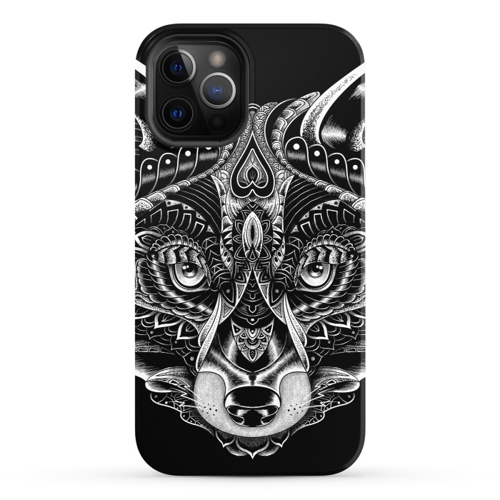 iPhone 12 Pro StrongFit Fox Ornate by Afif Quilimo