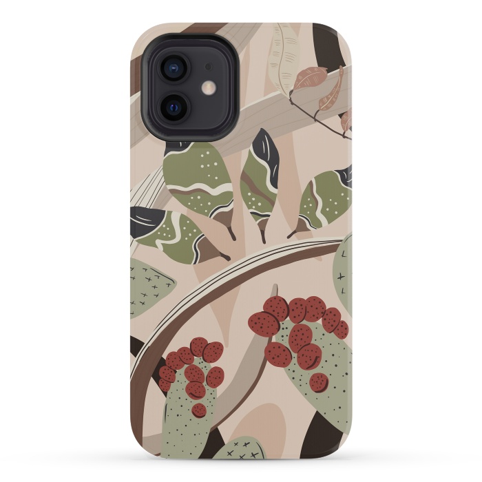 iPhone 12 mini StrongFit Nature bohemian art by Mmartabc