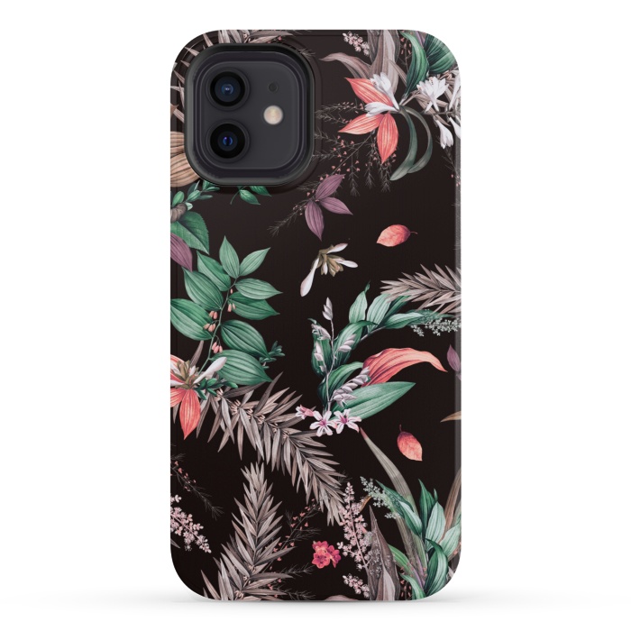 iPhone 12 mini StrongFit Vibrant exotic bouquets by Mmartabc