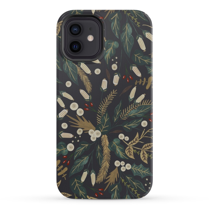 iPhone 12 mini StrongFit Dark nature holiday by Mmartabc
