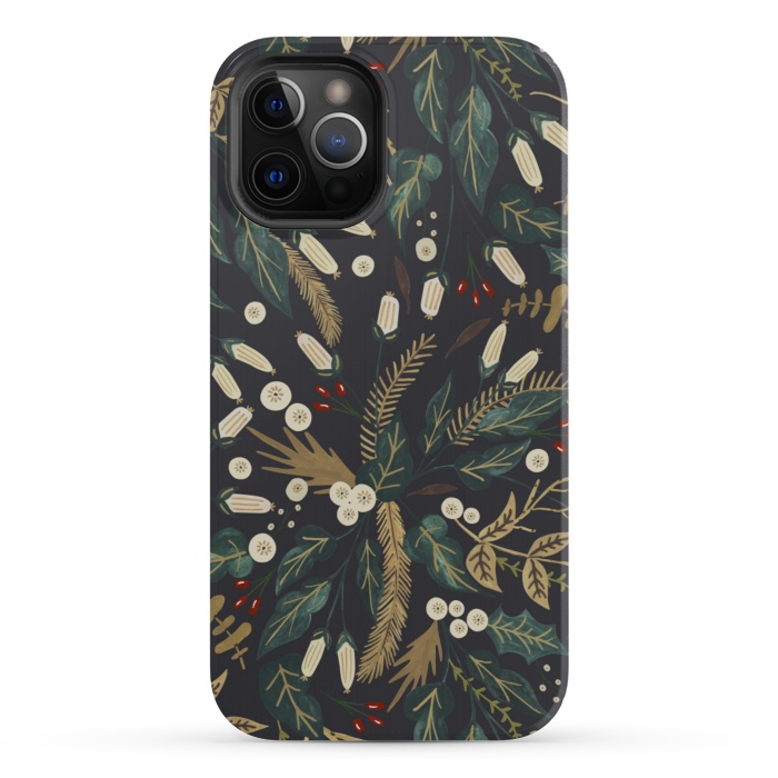 iPhone 12 Pro StrongFit Dark nature holiday by Mmartabc