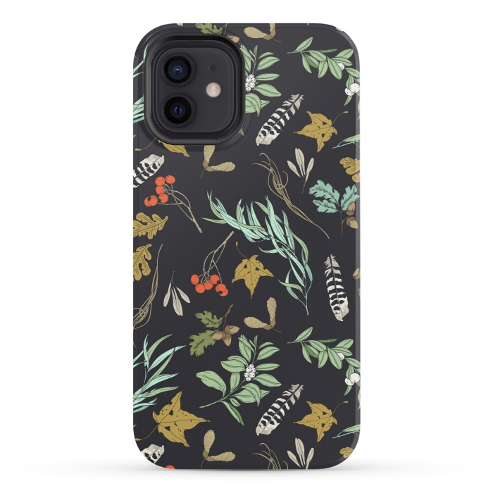 iPhone 12 StrongFit Boho vintage nature by Mmartabc