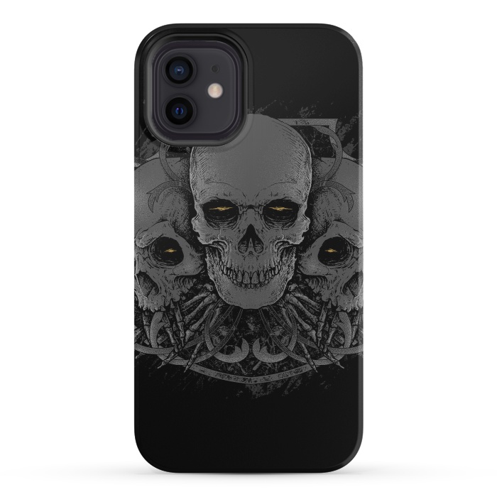 iPhone 12 mini StrongFit 3 Skull by Afif Quilimo