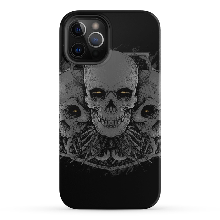 iPhone 12 Pro StrongFit 3 Skull by Afif Quilimo