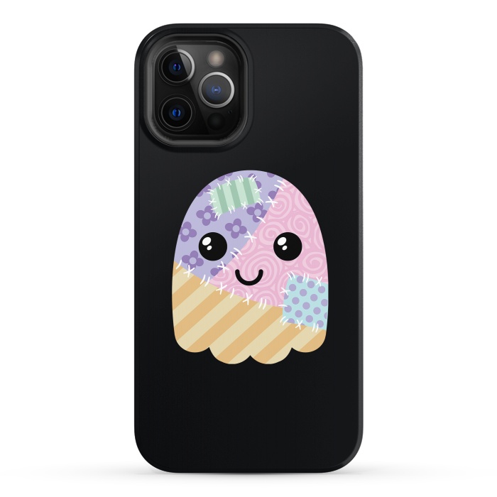 iPhone 12 Pro StrongFit Patchwork ghost by Laura Nagel