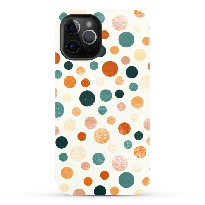 iPhone 12 Pro StrongFit Whimsical Polka Dots by Tigatiga
