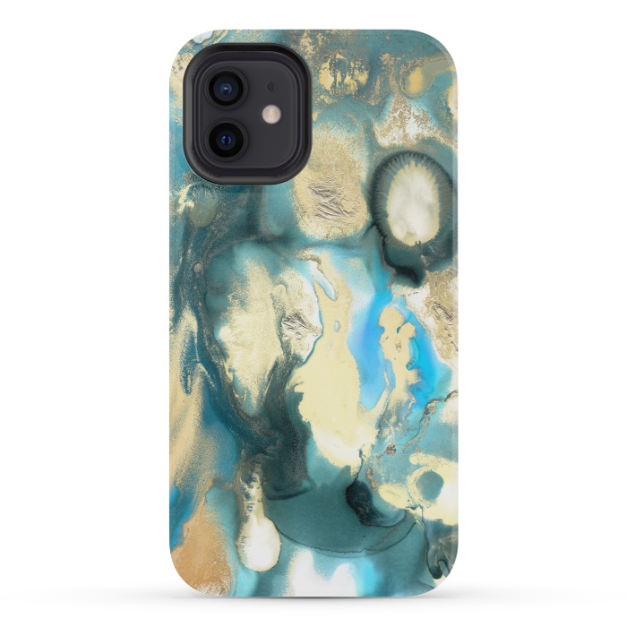 iPhone 12 mini StrongFit Golden Reef by Tangerine-Tane