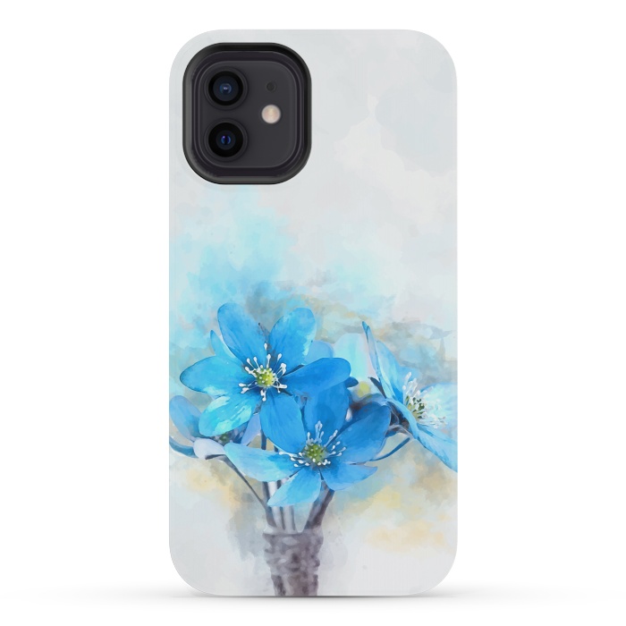 iPhone 12 mini StrongFit Summer Blue by Creativeaxle